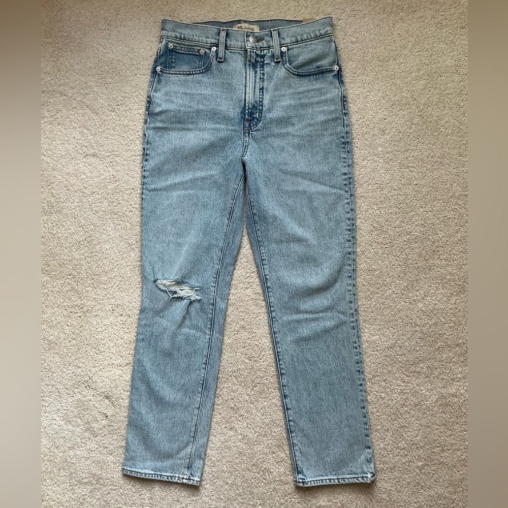 Madewell Light Blue Cropped Jeans